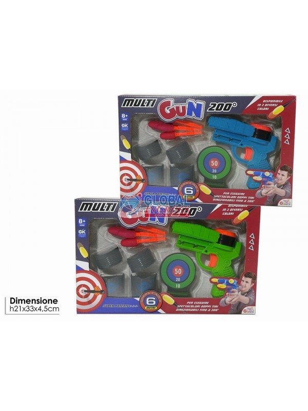 PISTOLA MULTI GUN 200 TIRO AL BERSAGLIO