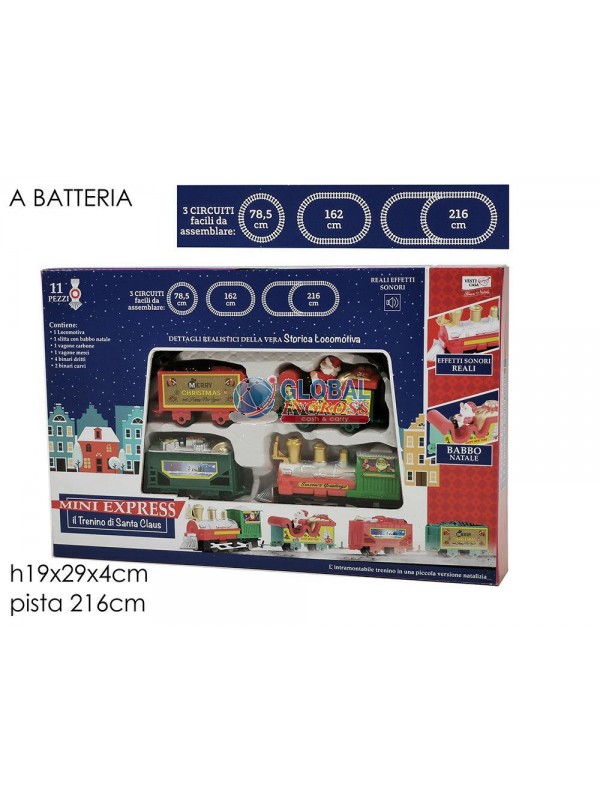 PISTA TRENO NATALE 11pz