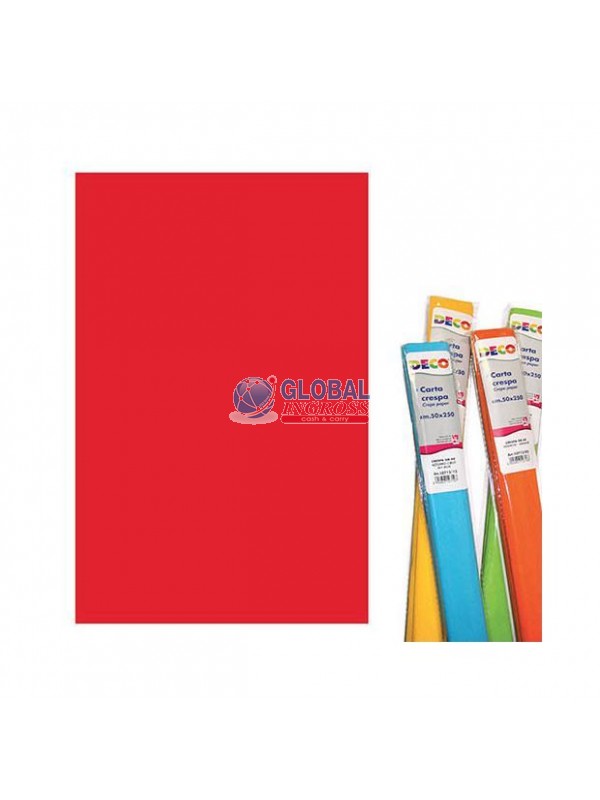 CARTA CRESPA 40gr ROSSONATALE 50x250