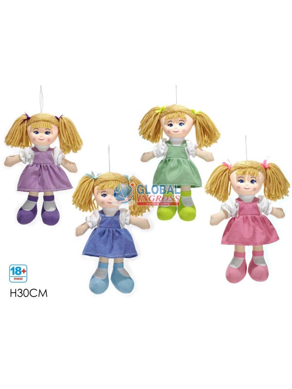 BAMBOLA DI PEZZA 30cm ASS.