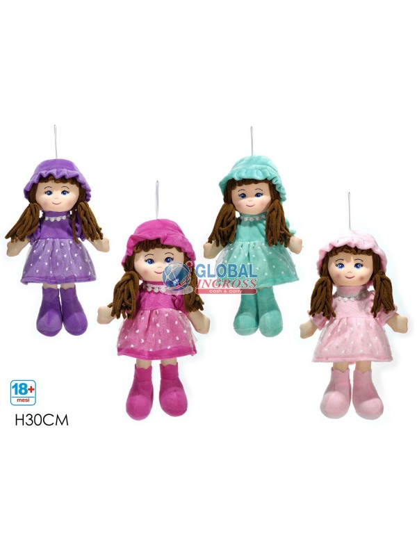 BAMBOLA DI PEZZA 30cm ASS.