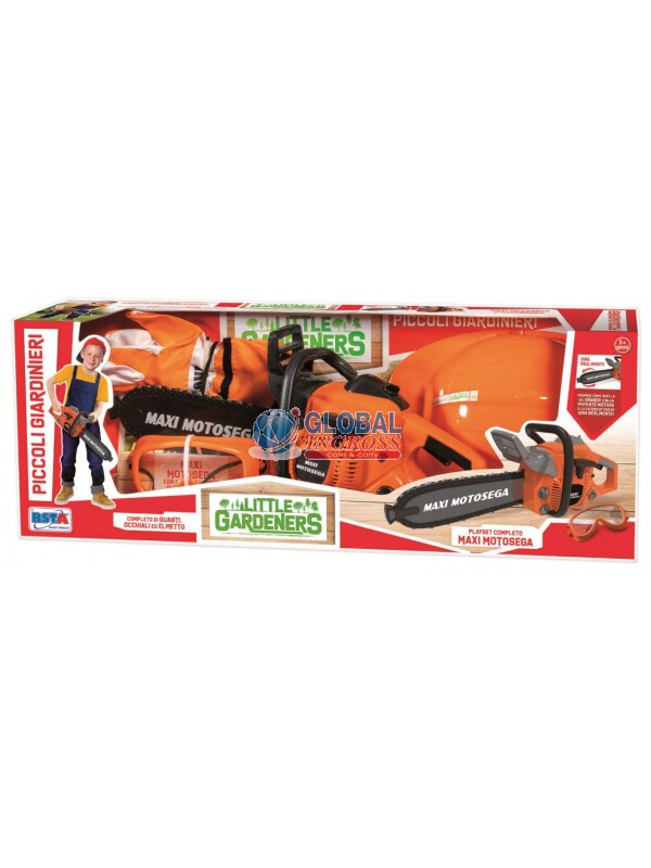 MOTOSEGA C/GUANTI E OCCHIALI