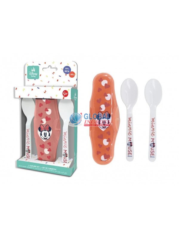 SET 2 CUCCHIAI MINNIE IN ASTUCCIO
