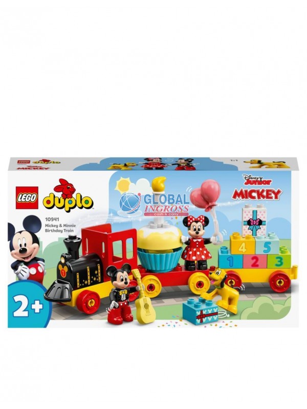 LEGO DUPLO TRENO DI COMPLEANNO MINNIE E TOPOLINO