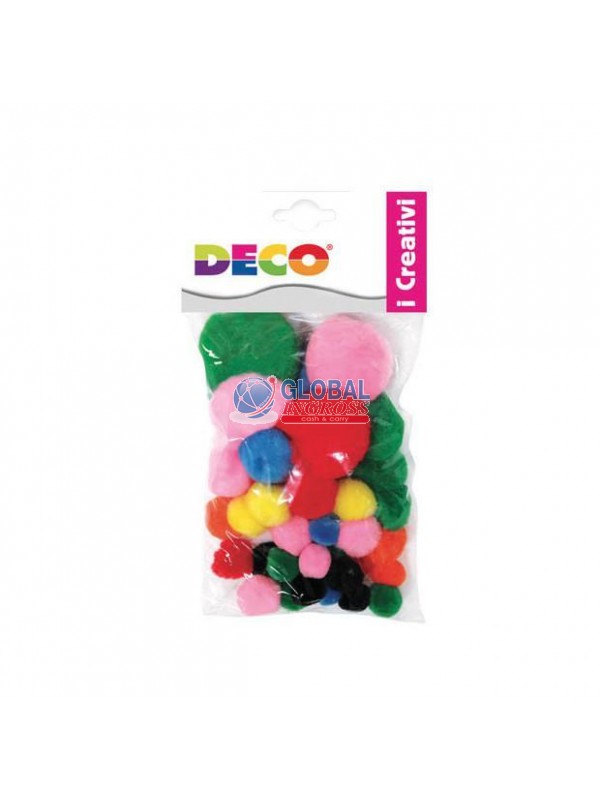POMPONS 40pz COL.ASS.