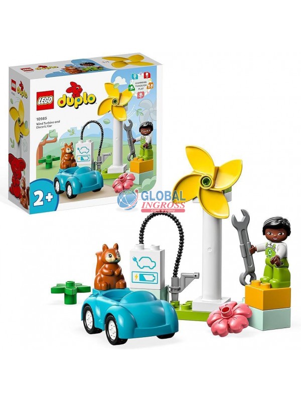 LEGO DUPLO TURBINA EOLICA E AUTO ELETTRICA