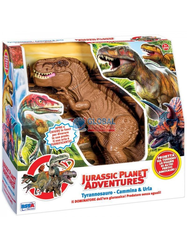 DINOSAURO TIRANNOSAURO CAMMINA E URLA