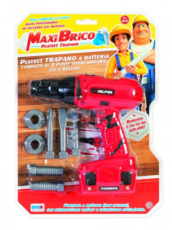 TRAPANO BRICO C/ACCESSORI
