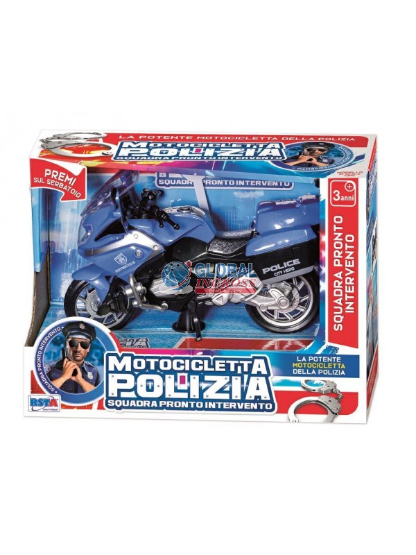 MOTOCICLETTA POLIZIA SUONI E LUCI