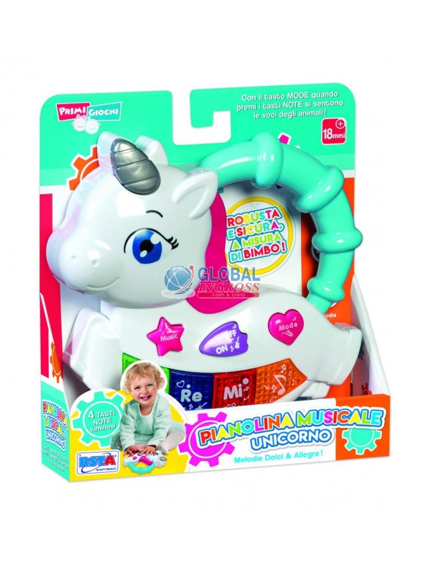 PIANOLA UNICORNO PRIMIGIOCHI