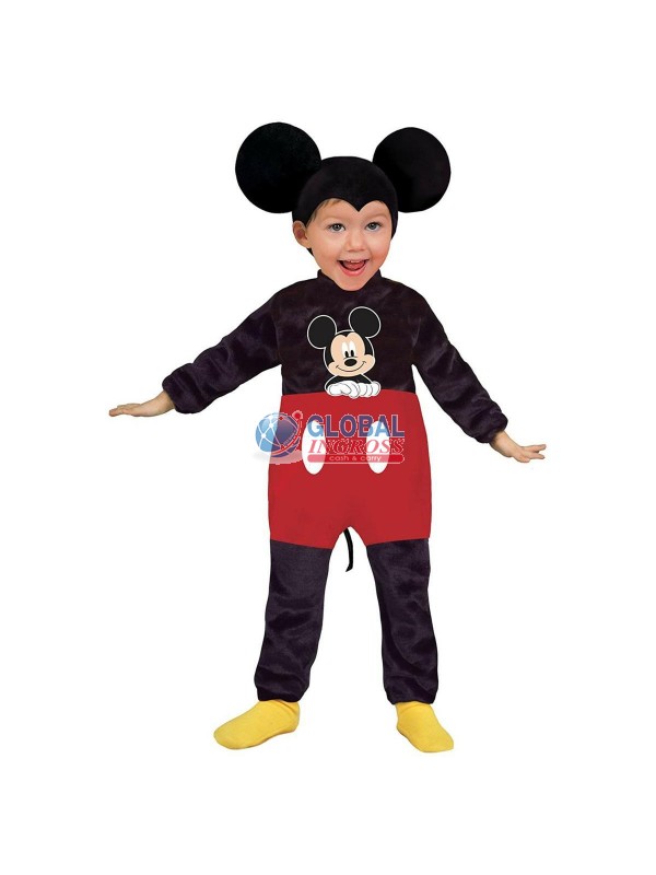 COSTUME MICKEY MOUSE 6-12 MESI DISNEY