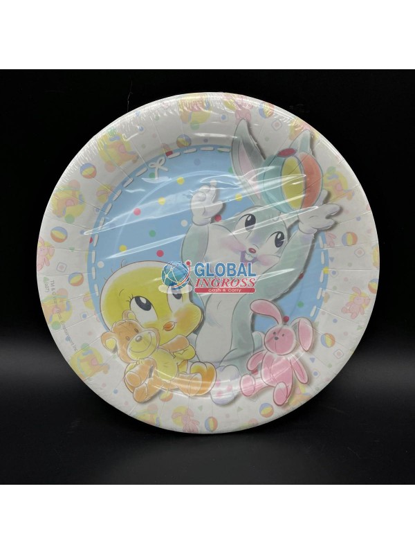 PIATTI LOONEY TUNES 23cm 10pz