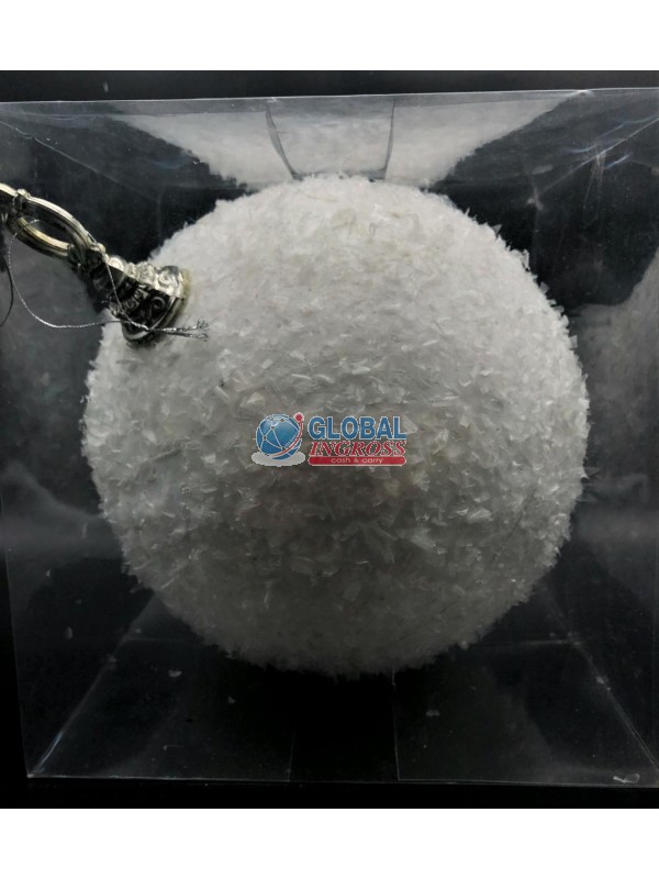 PALLA PAILLETTES BIANCO30cm