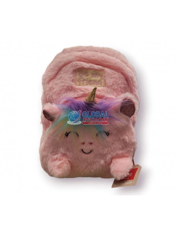 MINI ZAINETTO PELUCHE PINK UNICORN
