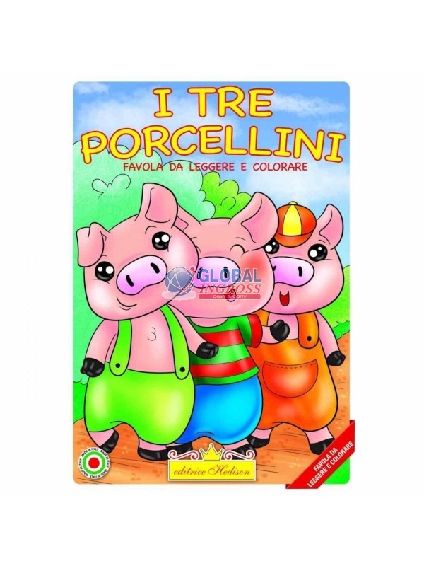 LIBRO FAVOLA I TRE PORCELLINI