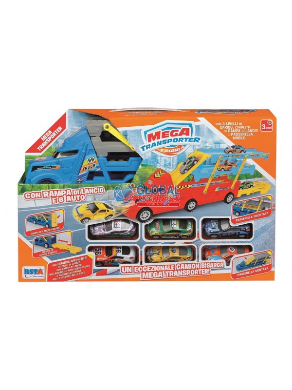 CAMION TRANSPORTER C/6 AUTO METALLO