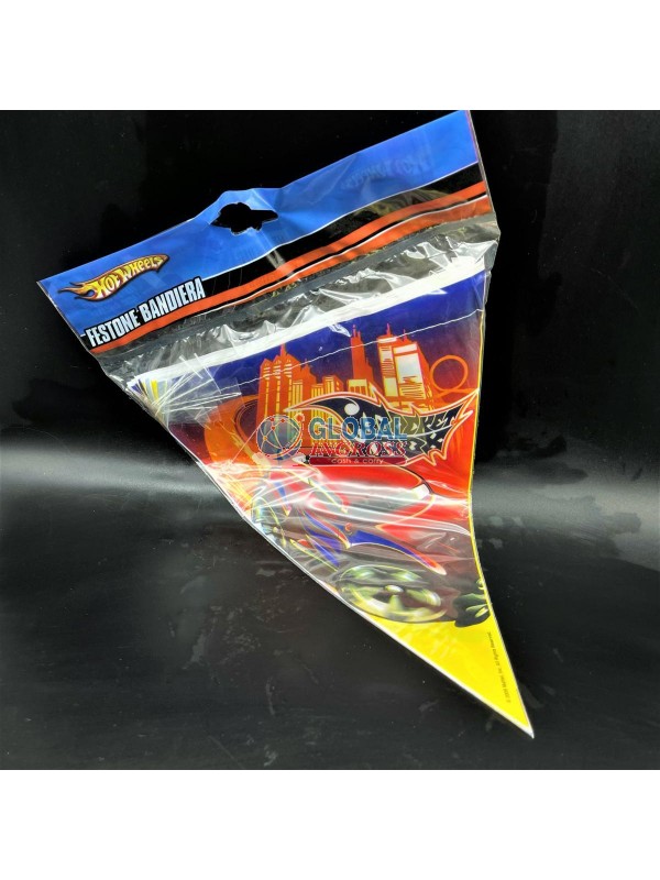 FESTONE BANDIERA HOT WHEELS