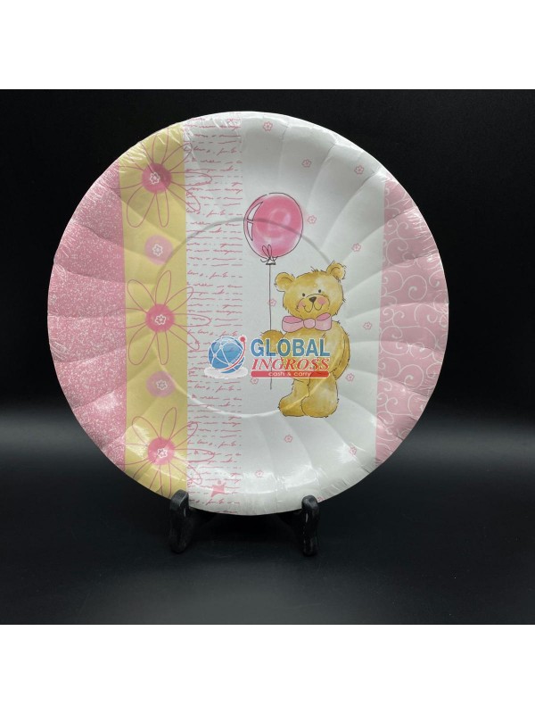 PIATTI ROSA TEDDY 23cm