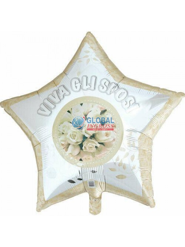 MYLAR STELLA W SPOSI 75cm