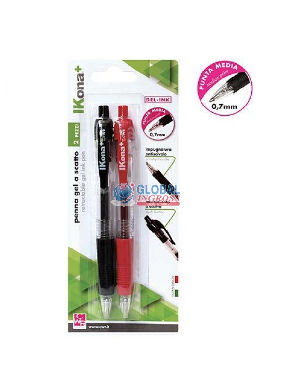PENNA GEL INK 2pz ASS.