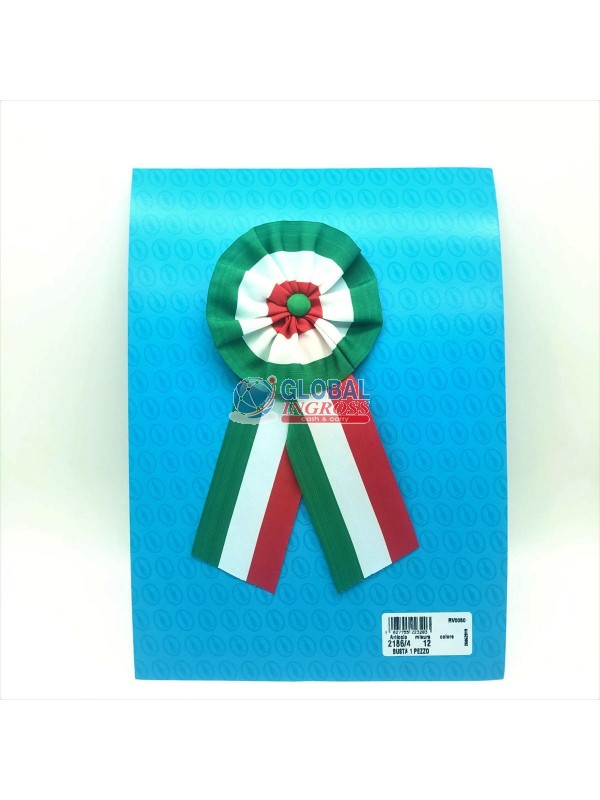 COCCARDA TRICOLORE NYLON