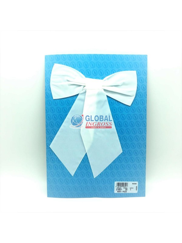 FIOCCO SCUOLA NYLON BIANCO