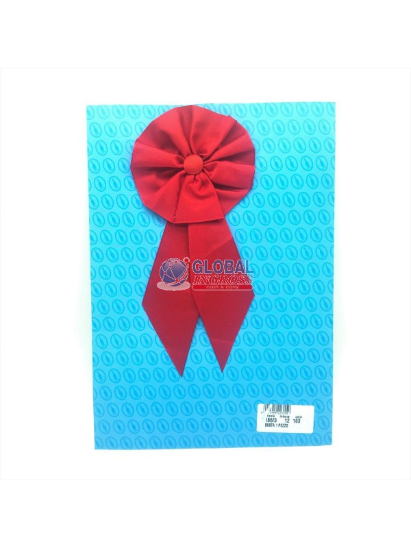 COCCARDA SCUOLA NYLON ROSSO