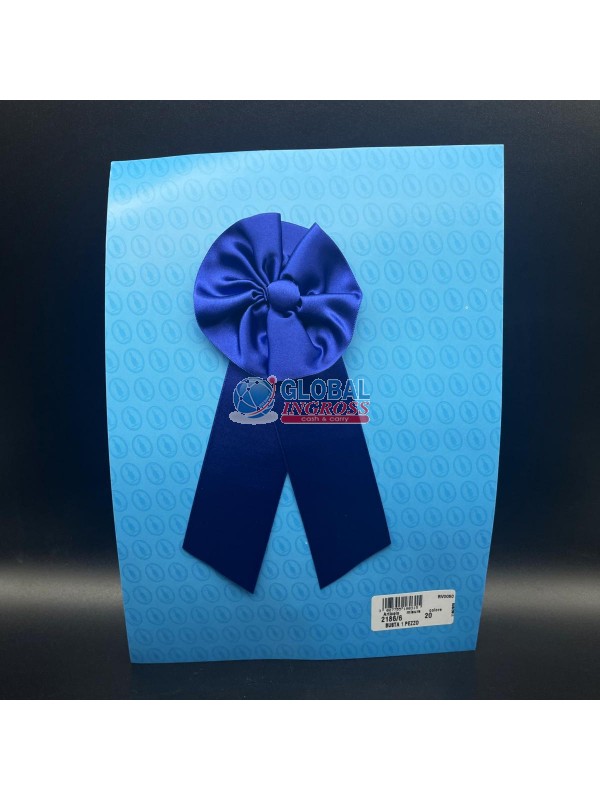 COCCARDA SCUOLA RASO BLU