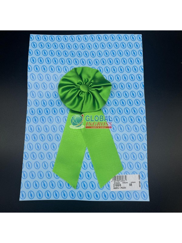 COCCARDA SCUOLA RASO VERDE