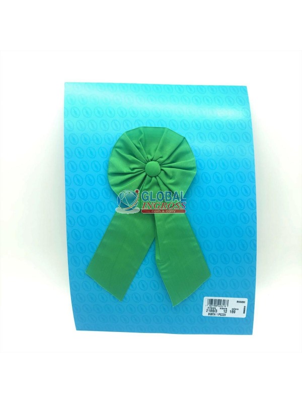 COCCARDA SCUOLA NYLON VERDE