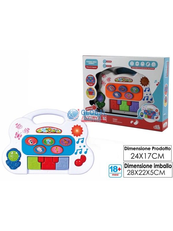 PIANINO DEGLI ANIMALI LUCI E SUONI