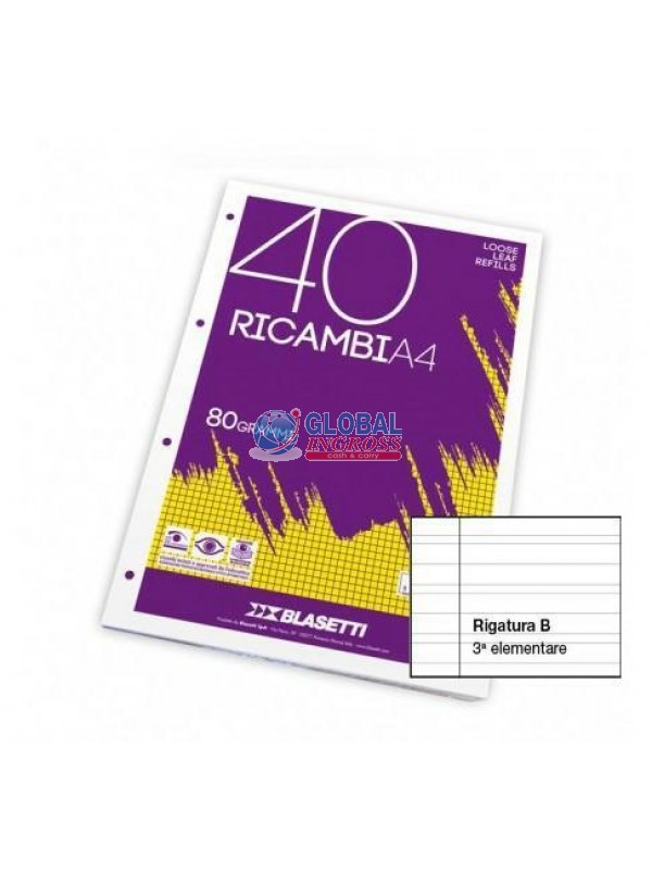 RICAMBI A4 B 40ff