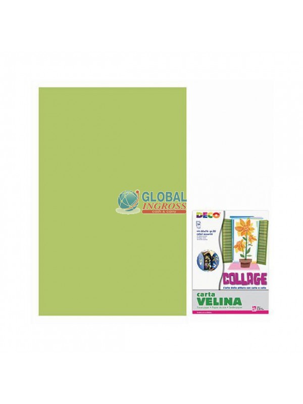 CARTA VELINA VERDE LIME50x76