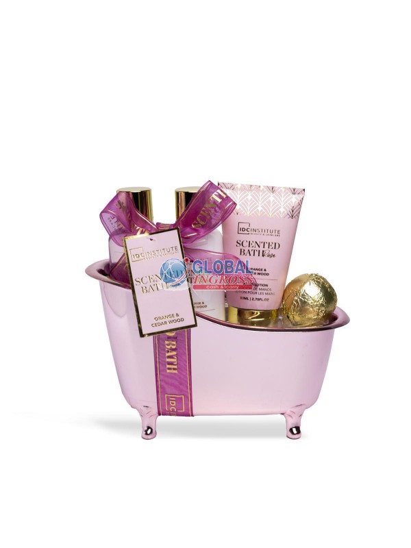 SET SCENTED BATHTUB 4pzMEDIA ROSE