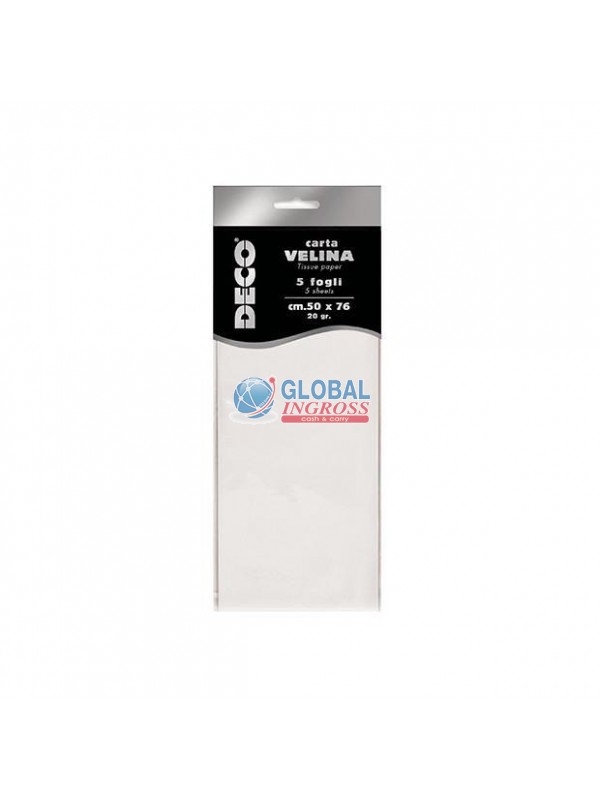 CARTA VELINA 5ff BIANCA50x76