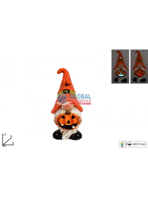 GNOMO C/ZUCCA E LUCE