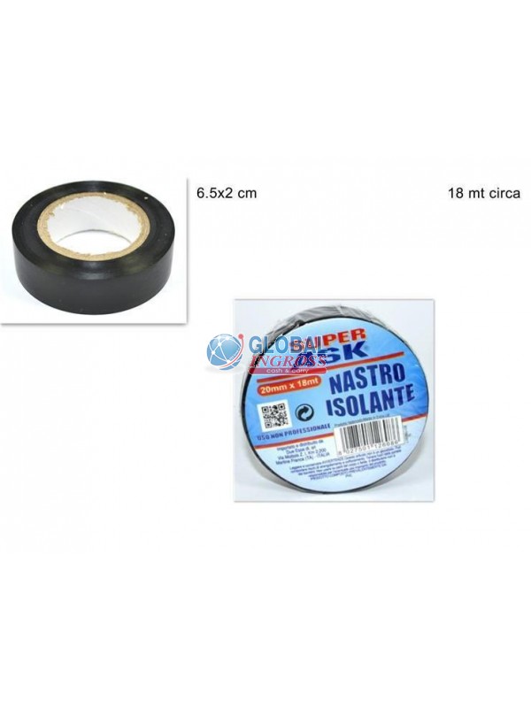 NASTRO ISOLANTE 20mt NERO