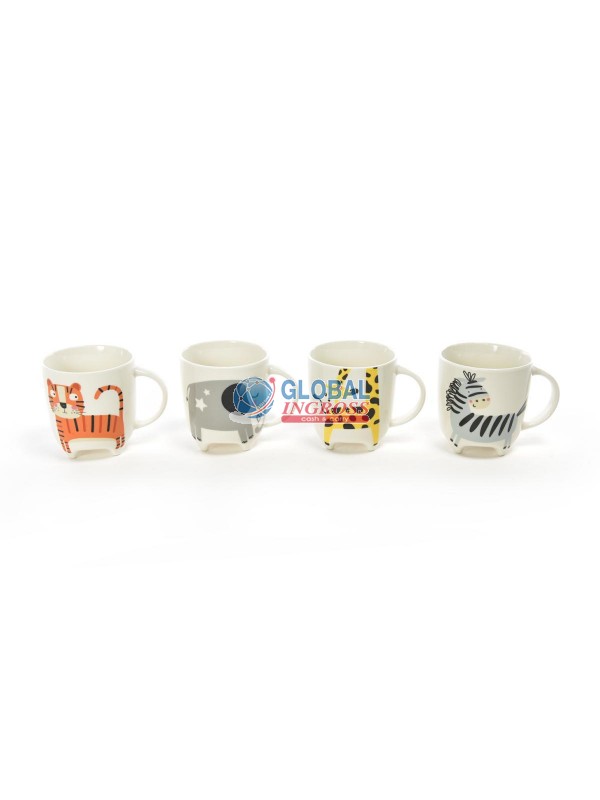 TAZZA ANIMALETTI C/PIEDINI