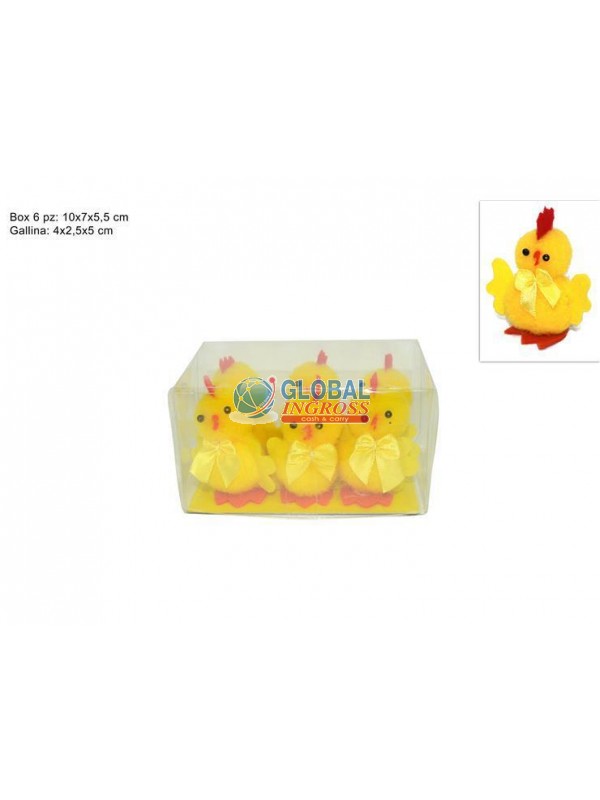 GALLINE IN BOX 6pz