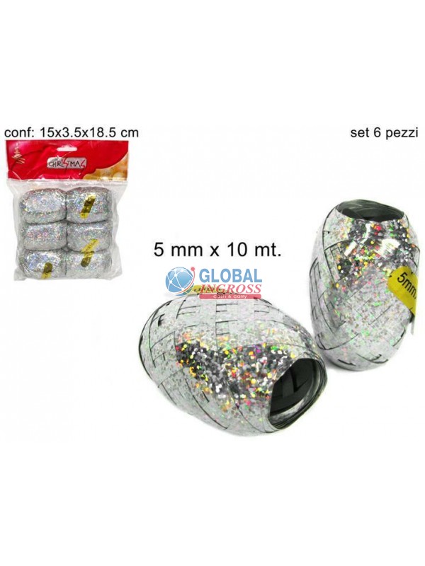 ROTOLI NASTRO 6PZ SILVER  .m