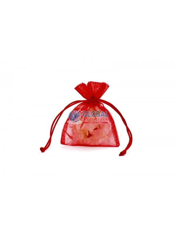 SACCHETTO 7,5x10 ROSSO ORGANZA