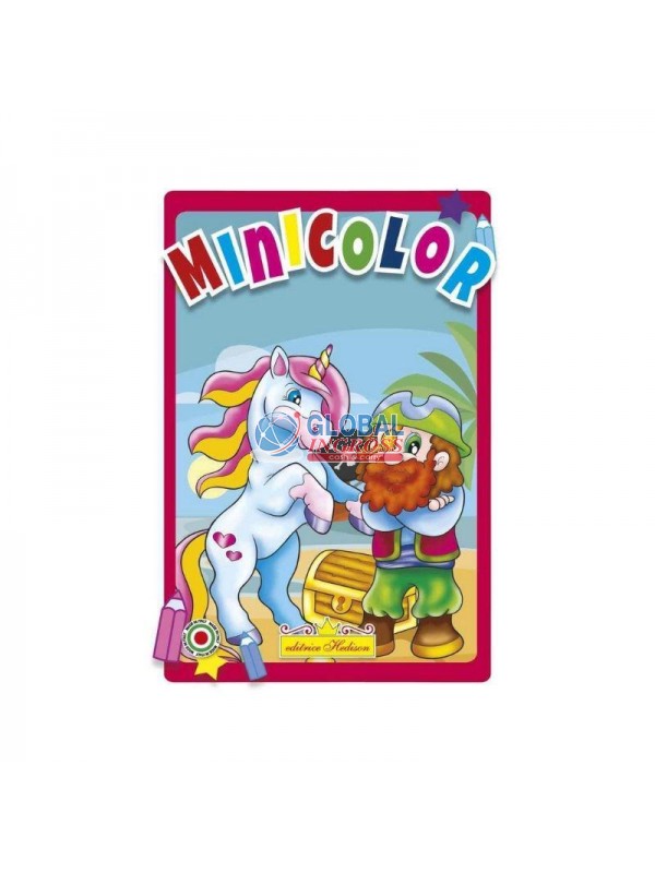 LIBRO MINI COLOR UNICORNO