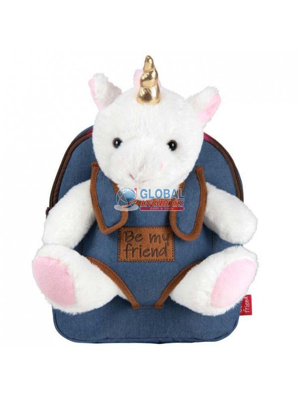 MINI ZAINETTO DENIM CONPELUCHE UNICORN