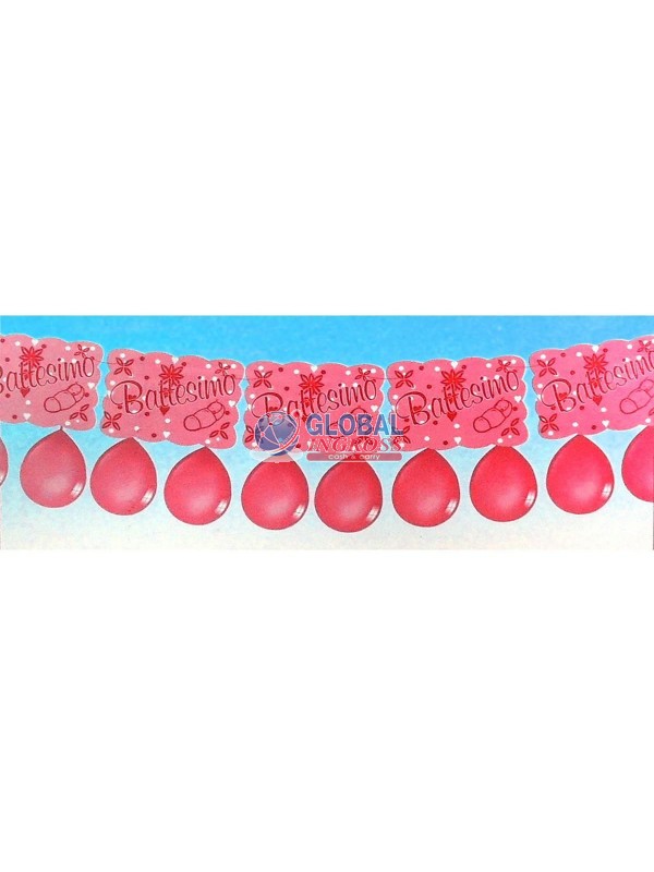 FESTONI C/PALLONC.BATTES.ROSA