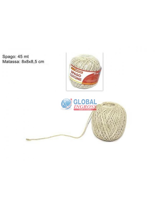SPAGO BIANCO COTONE 45mt