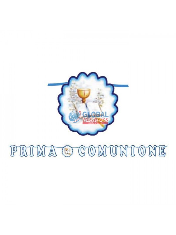 SCRITTA MAXI 1'COMUNIONE CELES
