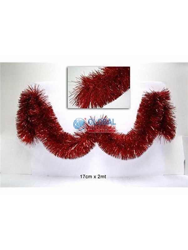 FILO ADDOBBO ROSSO 17cmx2mt