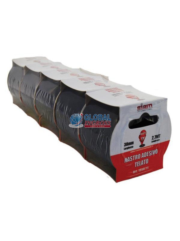 NASTRO TELATO NERO 38x2,7mt