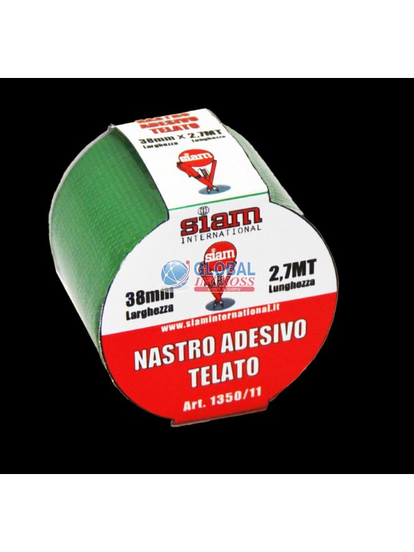 NASTRO TELATO VERDE 38x2,7mt