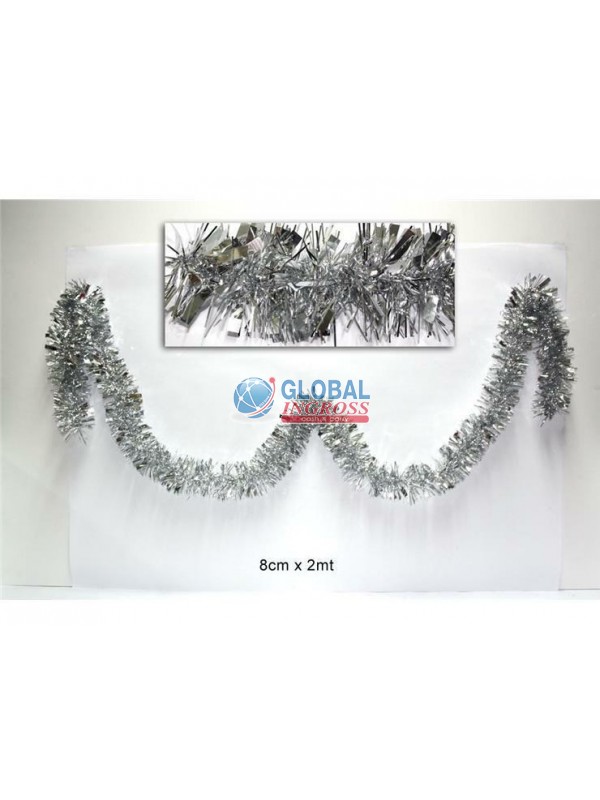 FILO ADDOBBO SILVER 8cmx2mt